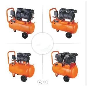 10 bar Oil Free Piston Compressor 50l Silent Orange 67mm 43KGS
