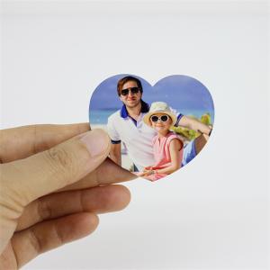 dIY Heart Shape MDF Photo Fridge Magnets