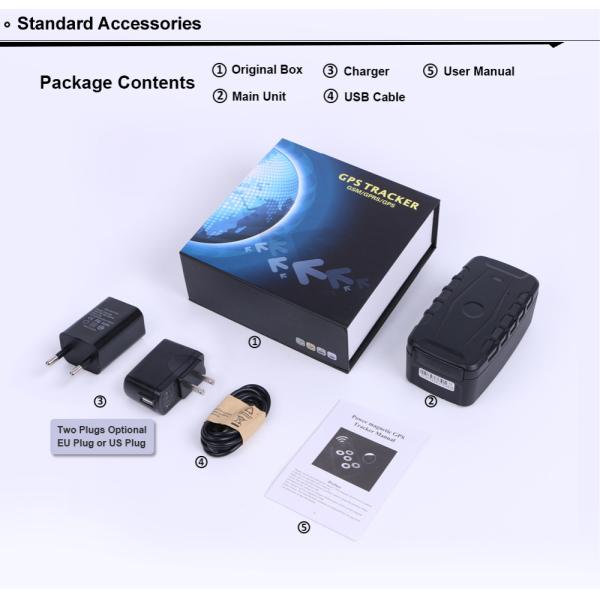 2G 3G 4G GPRS GSM Wireless Rechargeable GPS Tracker For Transportation Trucks