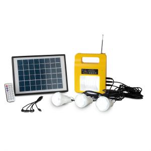 Power Outage 5 Watt Solar Emergency Lights With Mobile Phone Charger