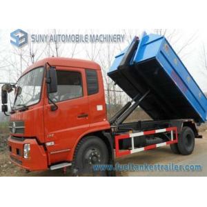 Dongfeng 4x2 8cbm- 10cbm arm hook Garbage Trucks 2 axles 180hp