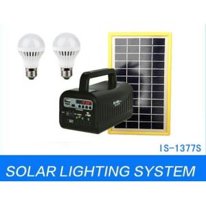 Quality solar power system portable solar lighting kits solar energy 3W DC system with lighting and Radio for sale