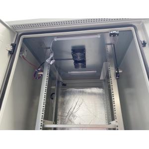 37U 40U Outdoor Telecom Cabinet , 19 Inch Rack Outdoor Battery Enclosure