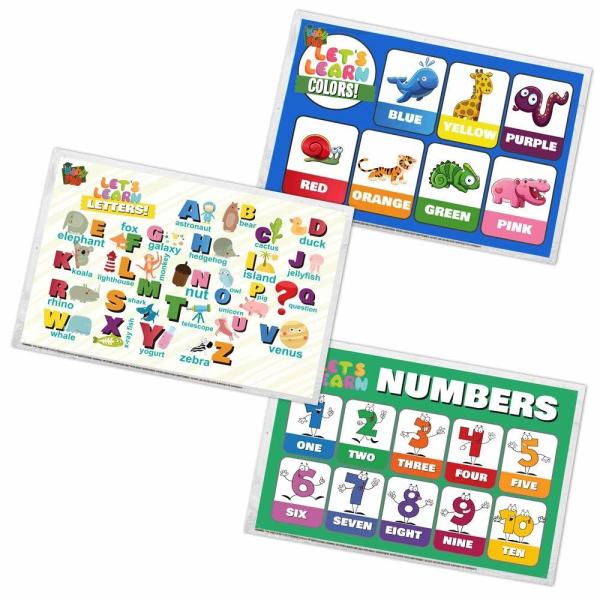 Buy Educational Disposable Stick On Placemats at wholesale prices