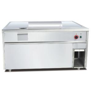 Commercial Silver Gas Teppanyaki Machine for Japanese Style Cooking