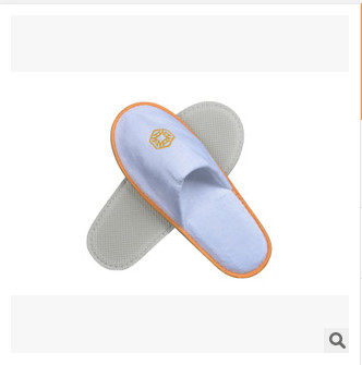 Buy New customed logo promotional cheap hotel towel cloth slipper at wholesale prices