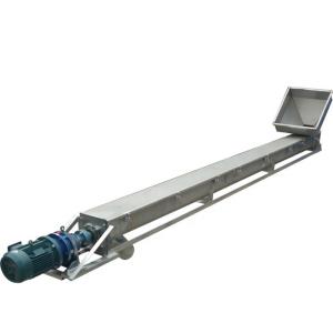 OEM Custom Feed Screw Conveyor Powder Hopper Feeder For Sugar Processing
