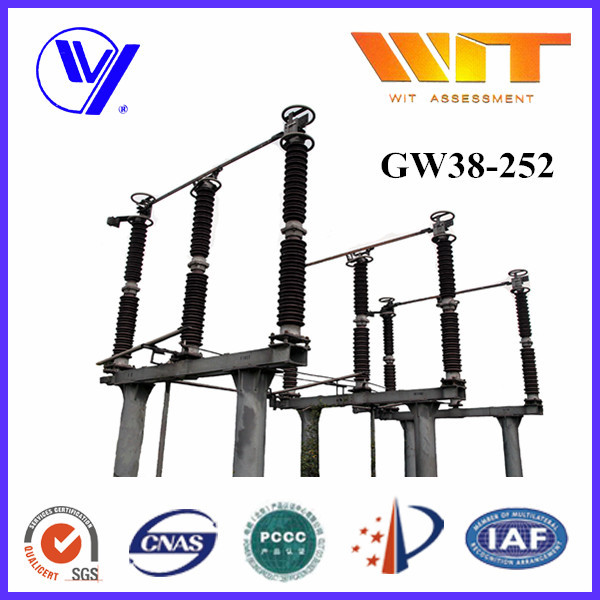 Buy 252KV HV Electrical Disconnect Switch With Earth Disconnector at wholesale prices