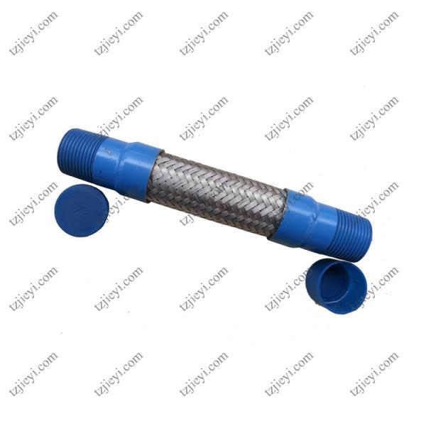 Male connection stainless steel 304 high pressure steam metal braided hose outer braided mesh sleeve