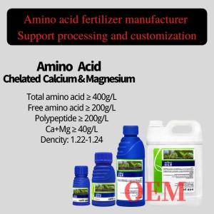 Quality Agricultural Foliar Fertilizer Amino Acid Chelate Calcium Magnesium Liquid for sale