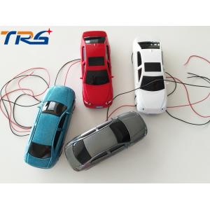 Quality 1:50 scale ABS plastic model painted light car for model buliding metarial or toy for sale