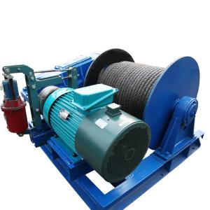Industrial 3500m Wire Rope Electric Winch KN10 Load 15m/Min