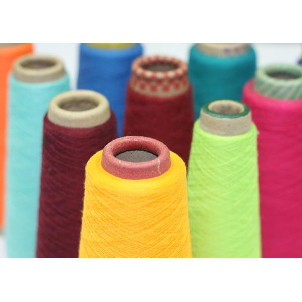 Buy Colourful Sewing Thread Yarn , Single / Double Plys Polyester Staple Yarn at wholesale prices