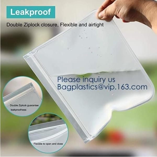 Double Zip lockk Closure, Flexible, Airtight, Waterproof Zipper Seal, Slider