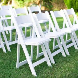 Home Office Portable Folding Stackable Chair for Wedding Events Wood PP Material