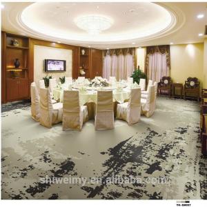Chinese Ink Paintings design nylon material carpet for star hotel