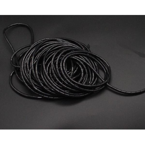 Buy Plastic Wire Spiral Winding Tube Transparent / Black / White Winder Retractable at wholesale prices