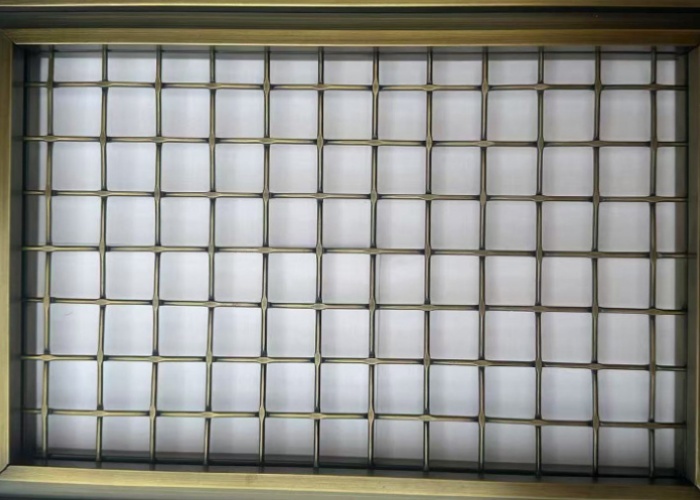 50% Open Area 7kgs/sqm Weight 3.2mm Thickness Decoration Wire Mesh for Interior and Exterior Decoration