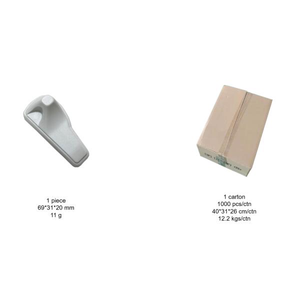 RFID / AM Security Hard Tag Dual Frequency Customizable Chip Data