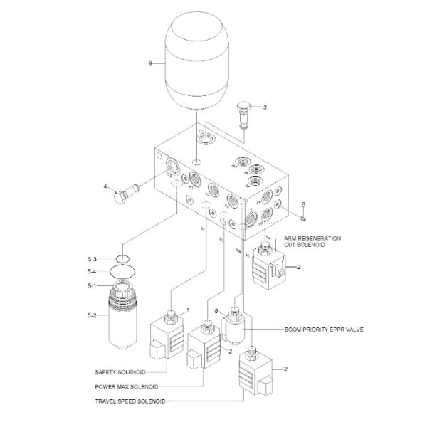 XKCH-00017 XKCH00017 Coil Excavator Electric Parts For HYUNDAI R125LCR-9A R140LC9