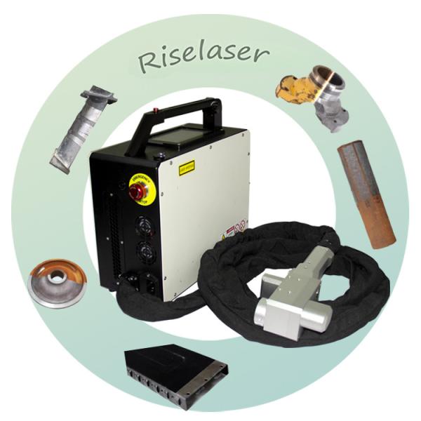 Buy Backpack Portable Handheld Laser Cleaner 50w 100w With Wobble Laser Cleaning Head at wholesale prices