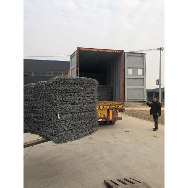Heavy Duty Gabion Mesh In Rolls With Height 0.5m - 3m For Strong And Stable