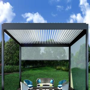 Outdoor Modern Louvered Roof Aluminum Pergola Powder Coated