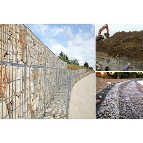 3mm Steel Wire Retaining Wall Galvanized Welded Gabion Box