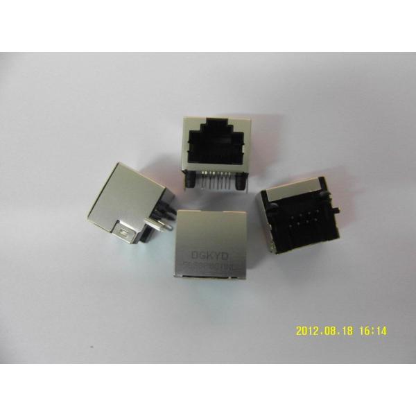 180 degree vertical entry modular jack rj45 connector without transformer for