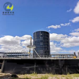 Quality Safety Robust Design Bolted Steel Storage Tanks Ph Range 1-14 With Ladders Customizable Solution for sale