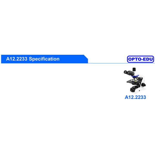 OPTO-EDU A12.2233 Infinity Trinocular Biological Laboratory Microscope