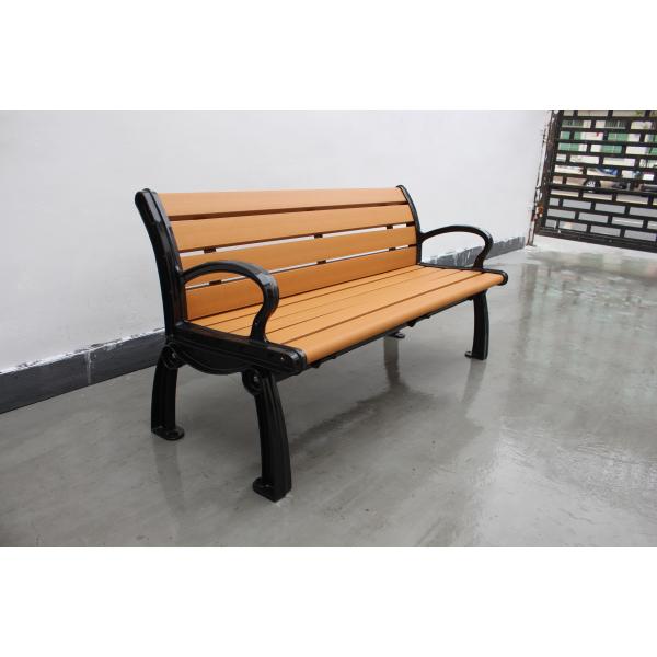 Waterproof Outdoor Recycled Plastic Benches Rust Resistant With 2 Seater