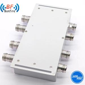 Quality DQ-XXXXX 300W 617-3800MHz 4.3-10 Female 4 in 4 out Hybrid Coupler Combiner for Ibs for sale