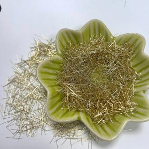 China 2850Mpa Straight Copper Coated Micro Steel Fiber For UHPC Concrete Reinforcement on sale