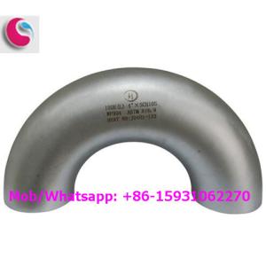 China 180deg butt weld elbow ASTM B16.9 WP304 316L on sale