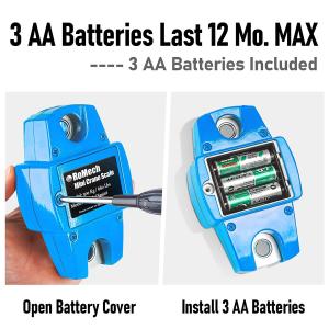 300kg Digital Crane Scale with Colourful Display and Strong ABS Stainless Steel