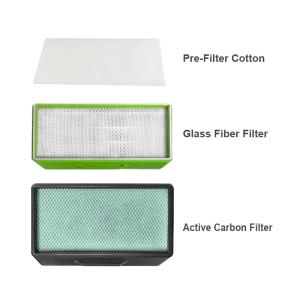 3 Layers Solder Fume Extractor 150-350W 2 Ducts XS350-2S Quick Filter Replacemen