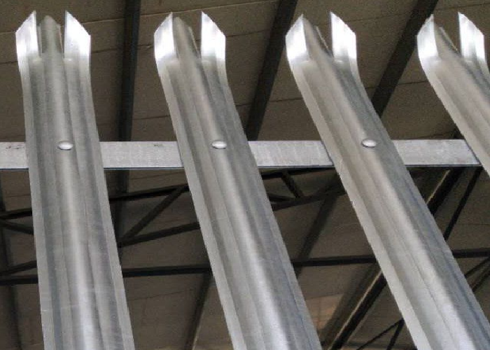 Steel Galvanized High Security Palisade Fence System