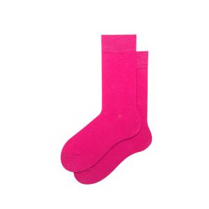 Retro Lady Cotton Loose Plain Coloured Socks Solid Color Tube