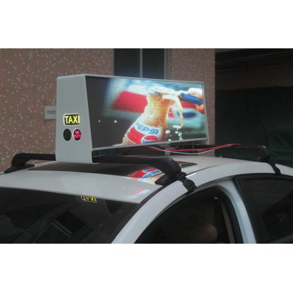 Full color smd Waterproof 3G taxi billboard advertising 5mm Pixel