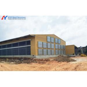 Prefab Steel Structure Poultry House - Q235B/Q355B Carbon Steel Design