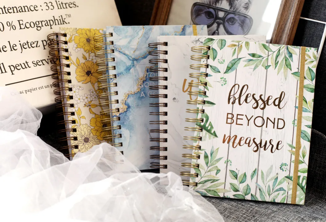 OPP Agenda Organizer Planner Notebook Laminated Spiral Bound OPP 8 Inches X 9.5 Inches