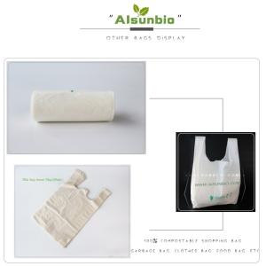 Certified Home Biodegradable Shopping Bag Green For Retail