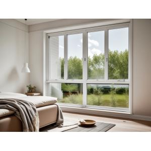 OEM / ODM Aluminium Frame Sliding Glass Window Waterproof AAMA
