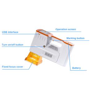 20W Small Handheld Metal Stainless Steel Nameplate Laser Coding Engraving