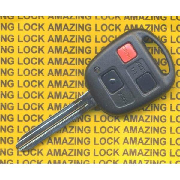 Buy toyota replacement auto remote control keys with high rigidity at wholesale prices