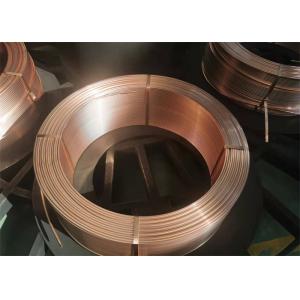 LWC Level Wound Copper Tube , EN12735 Refrigerator Copper Coil