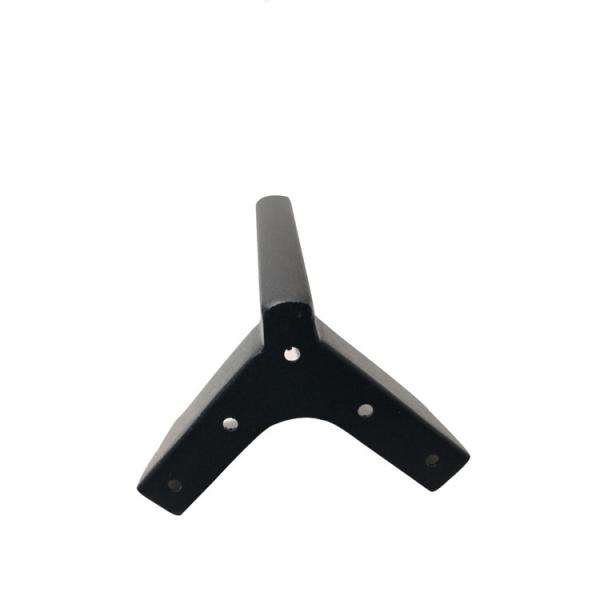 Iron Finishing Metal Sofa Legs Black Color Modern And Smooth Design