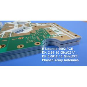 China Rogers RT/Duroid 6002 High Frequency PCB with 10mil, 20mil, 30mil and 60mil Coating Immersion Gold and Immersion Silver on sale
