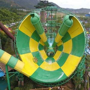 Quality Aqua Park Design Commercial Water Theme Park Equipment for Adult Aqua World Attraction Super Typhon Slide for sale